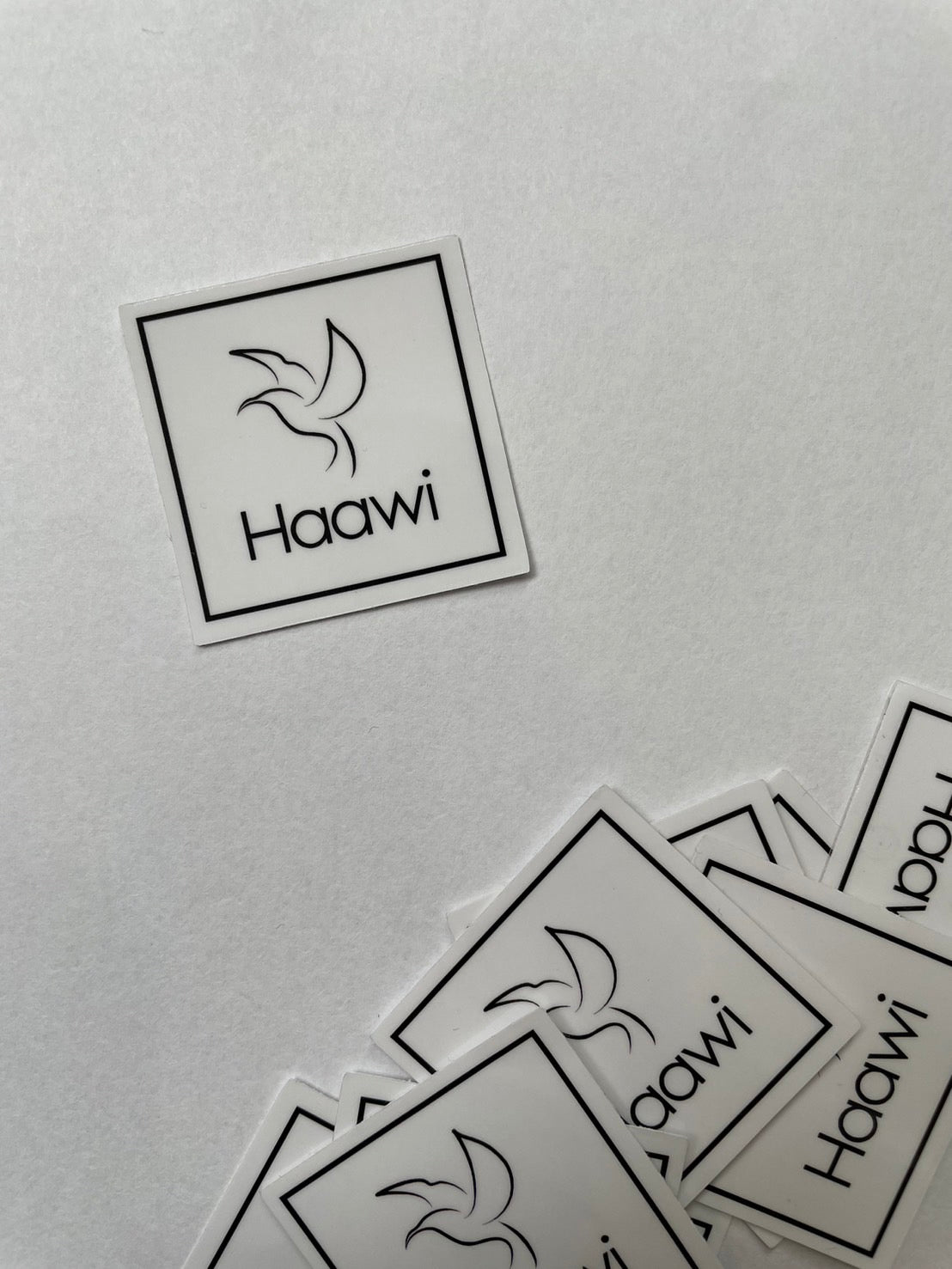 Haawi logo clear Sticker
