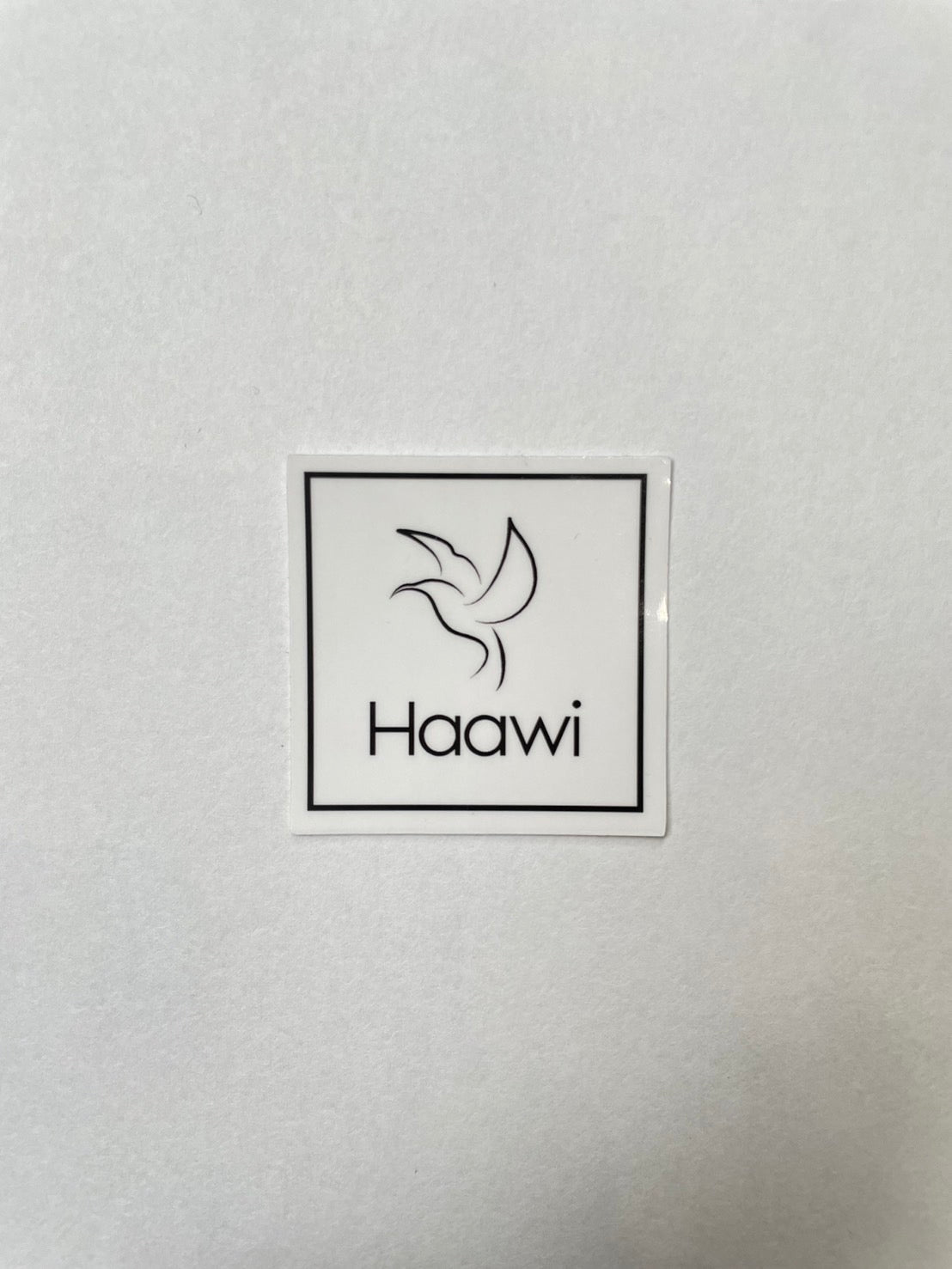 Haawi logo clear Sticker