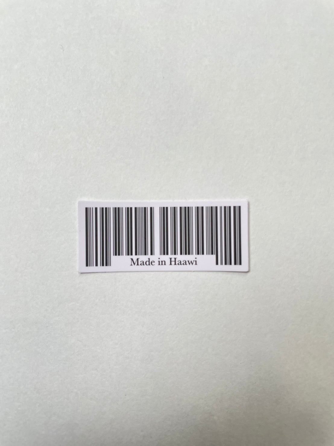 Barcode Sticker