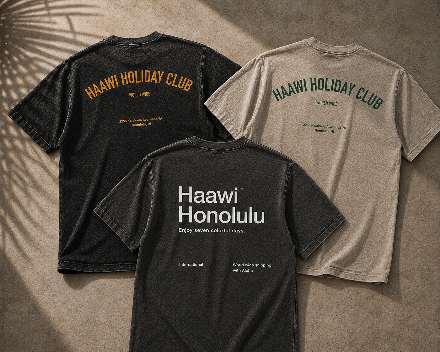 Haawi Honolulu T-shirts