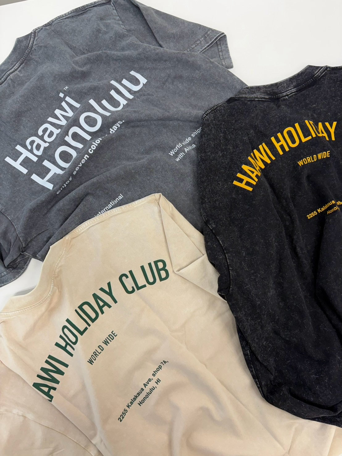 Haawi Honolulu T-shirts